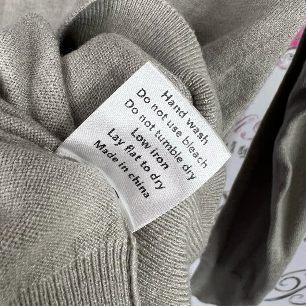 Bailey sweater long sleeve soft V-Neck Sweater grey beige